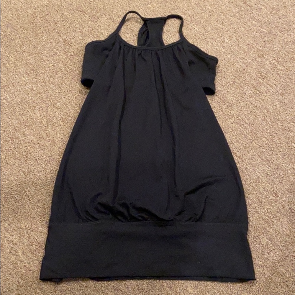 Lululemon Black Bra + top (attached / worn once)